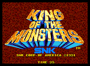 King of the Monsters screenshot 3 for Neo Geo